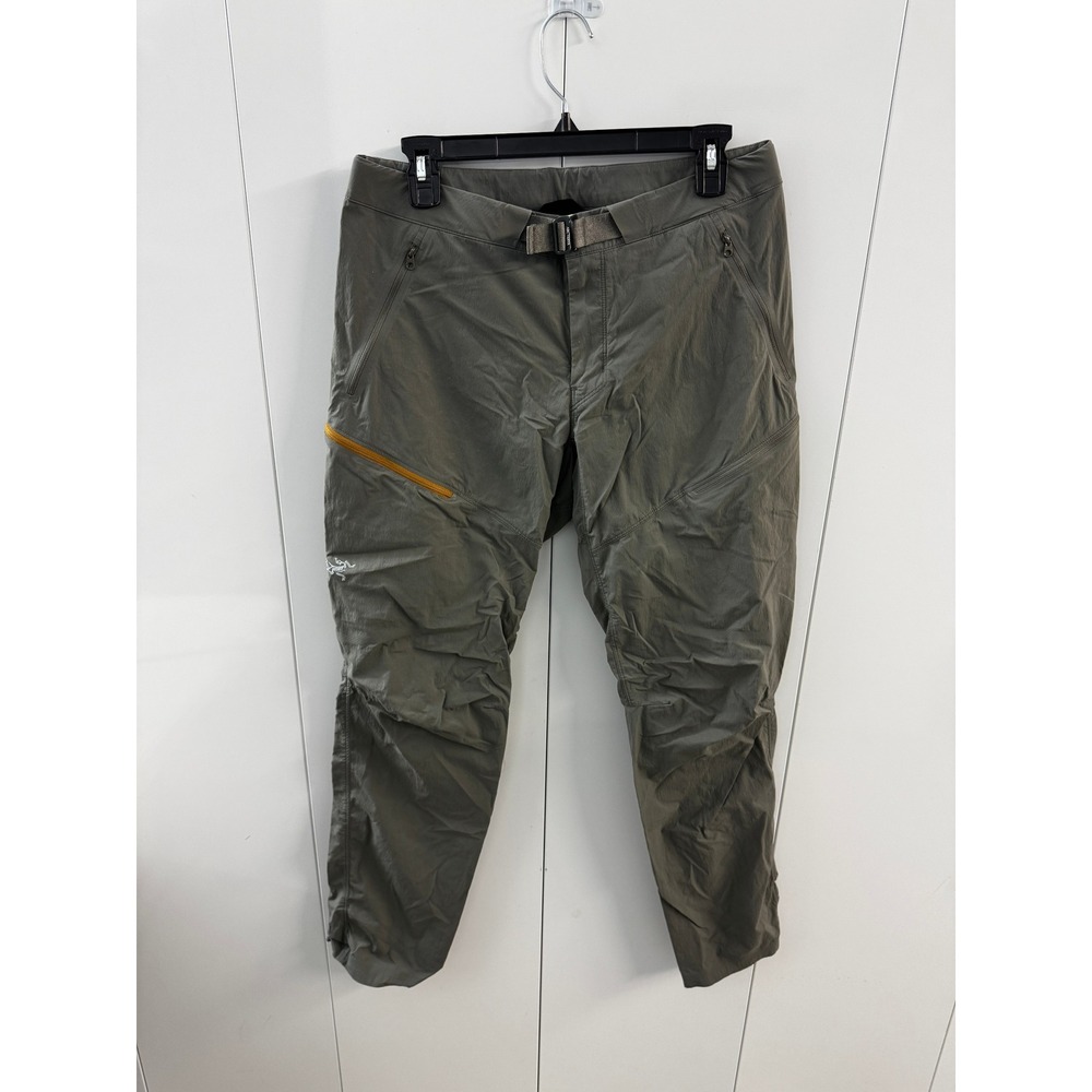 Arcteryx Gamma Lightweight Hiking Pants Mens 32 Gray Green Technical Trousers